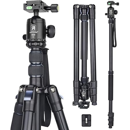 新品入荷 K&F Concept 三脚 カーボン 超軽量 コンパクト 5段 全高153cm